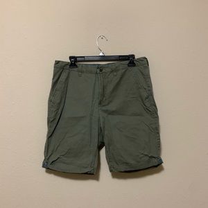 Olive Chino Shorts Size 33